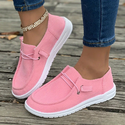 Non Slip Canvas Women Sneakers Luxinsly