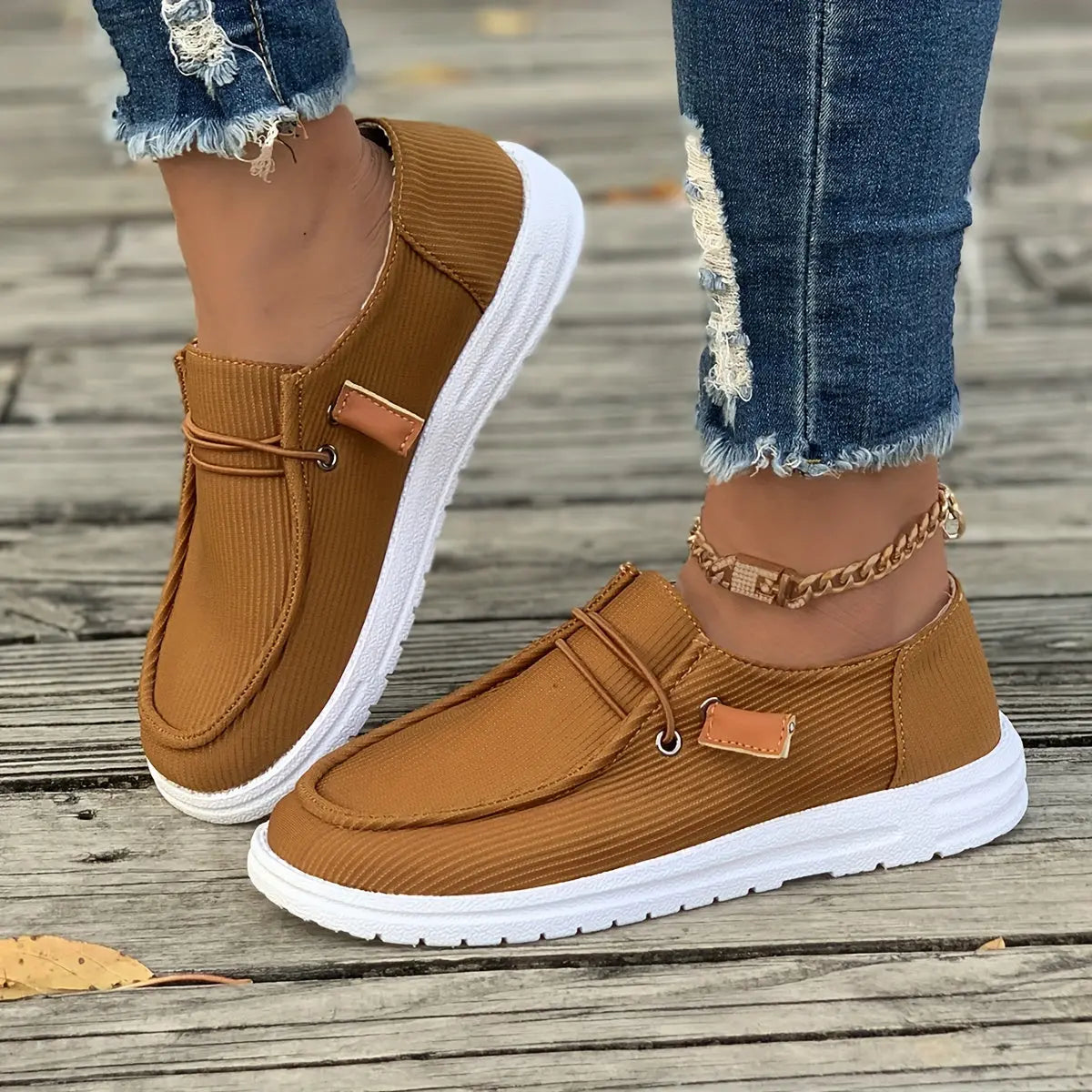 Non Slip Canvas Women Sneakers Luxinsly