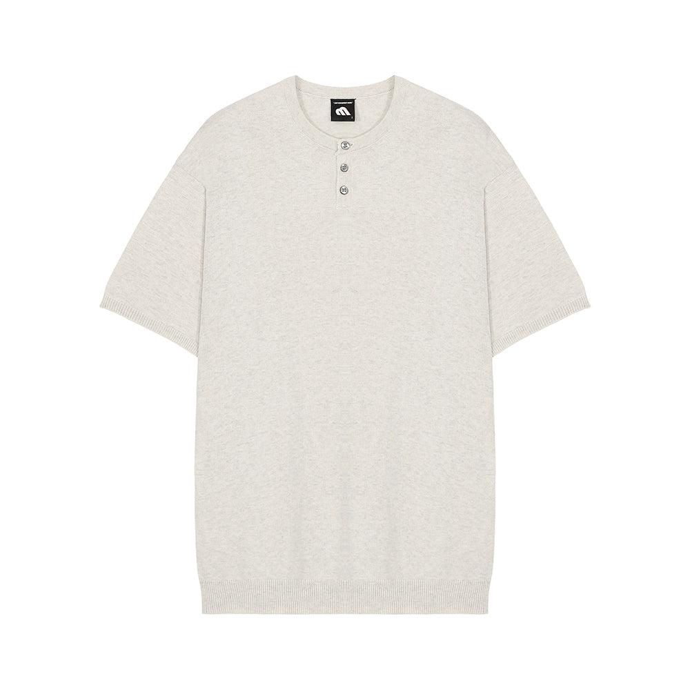 Half-Button Short Sleeve Shirt - Luxinsly