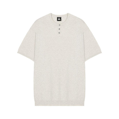 Half-Button Short Sleeve Shirt - Luxinsly