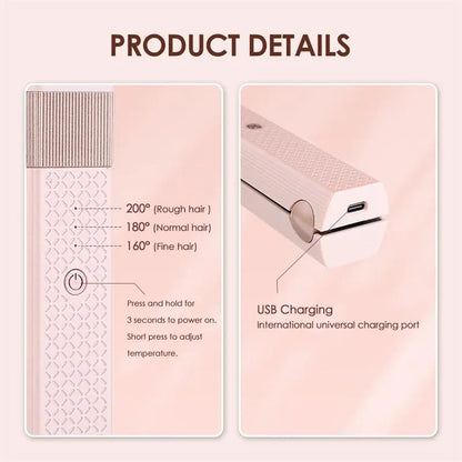 Portable Hair Straightener | LAST DAY OF SALE! - Luxinsly