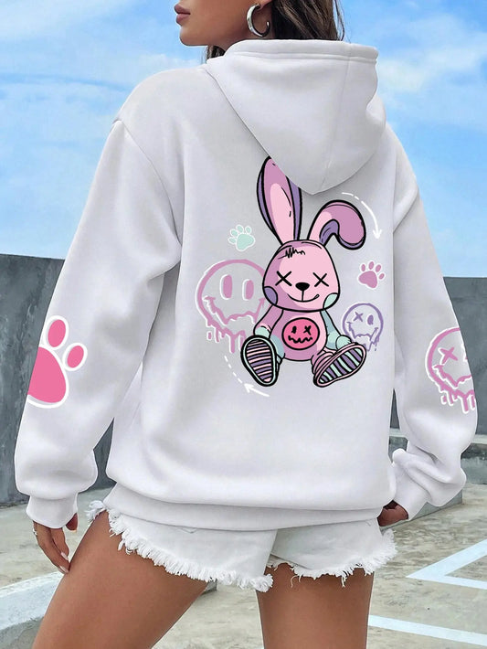 Rebel Bunny Hoodie | Last Day Sale! Luxinsly