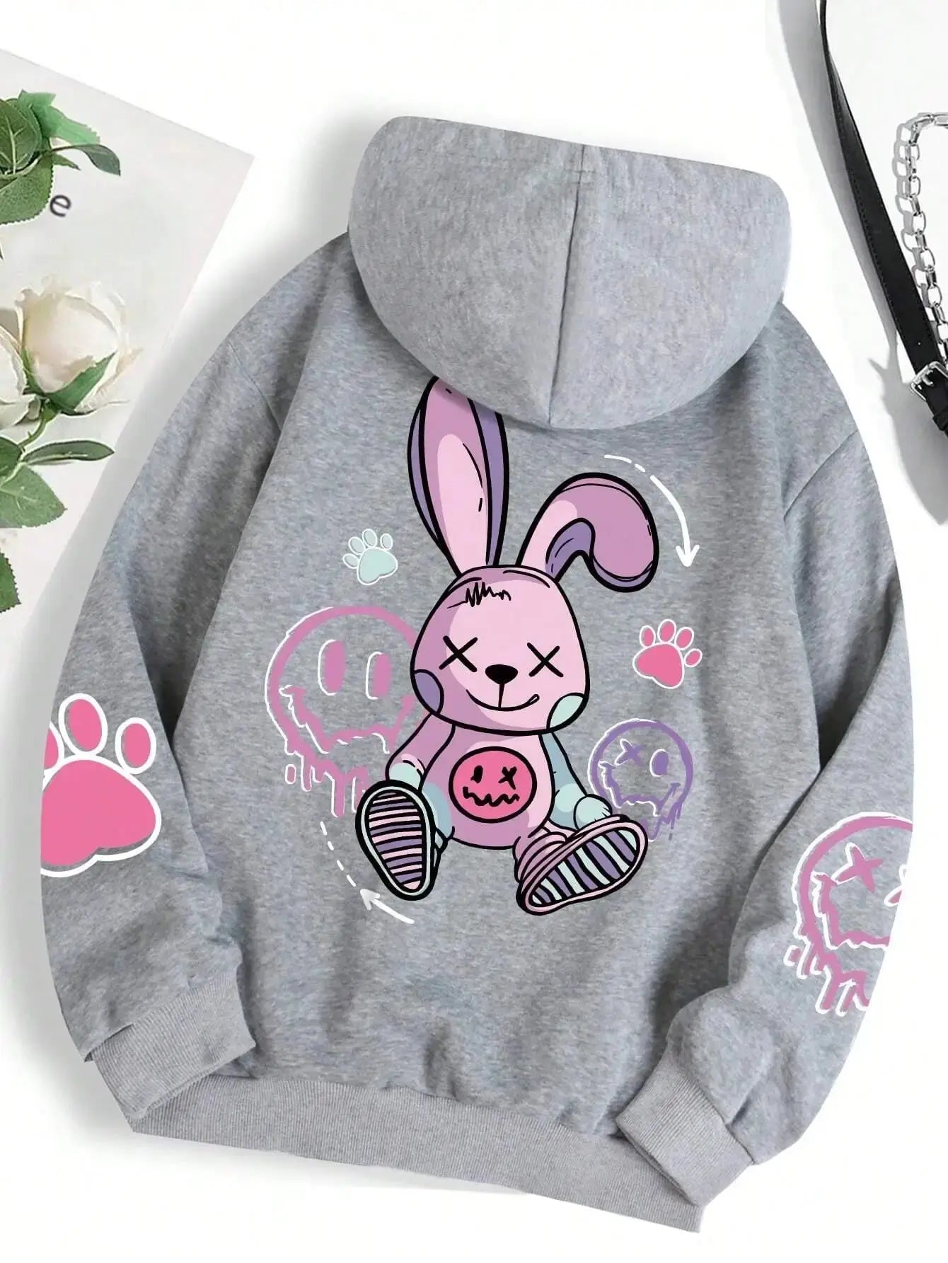 Rebel Bunny Hoodie | Last Day Sale! Luxinsly