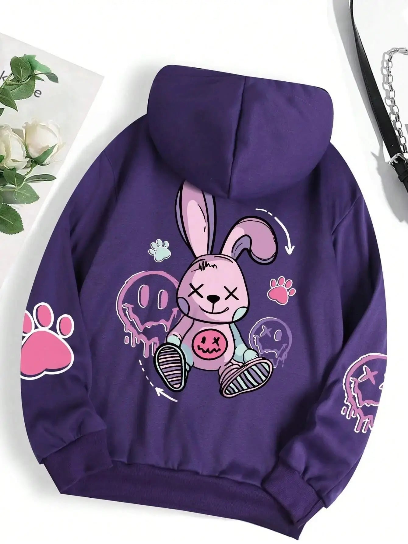 Rebel Bunny Hoodie | Last Day Sale! Luxinsly