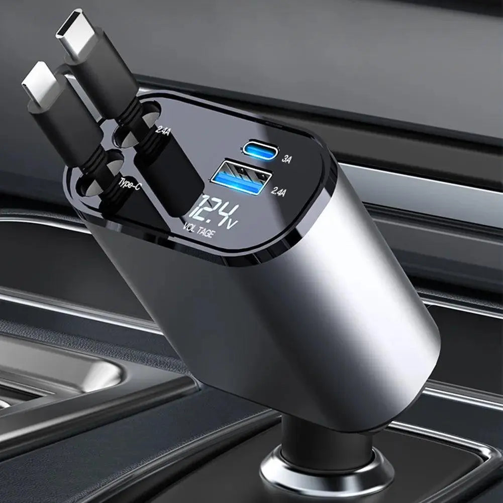 Luxinsly™ Retractable Car Charger - Luxinsly