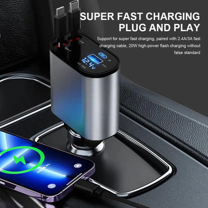 Luxinsly™ Retractable Car Charger - Luxinsly