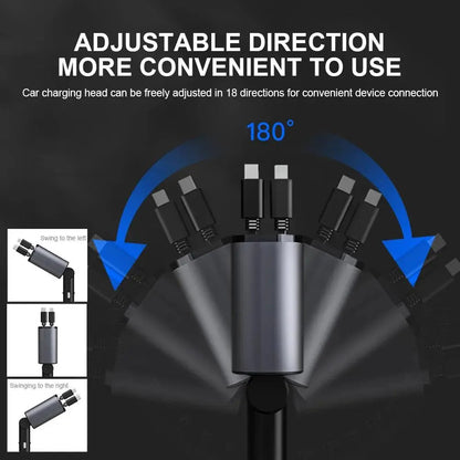 Luxinsly™ Retractable Car Charger - Luxinsly