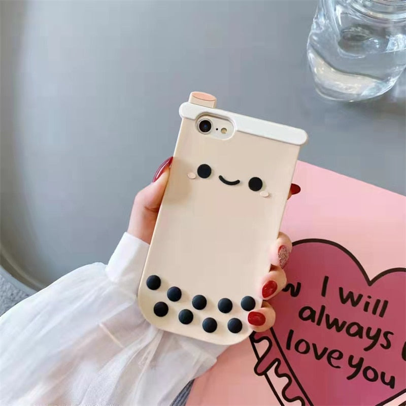 Boba Tea Phone Case - Luxinsly