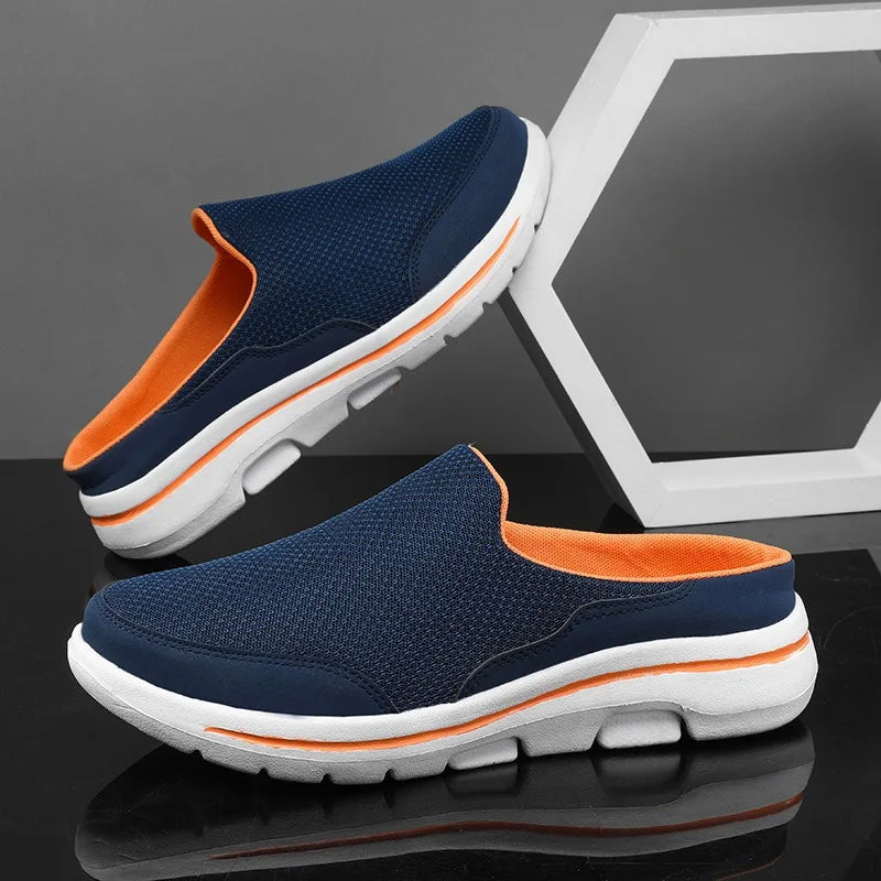 Men’s Casual Mesh Shoes – Breathable Flat Slippers