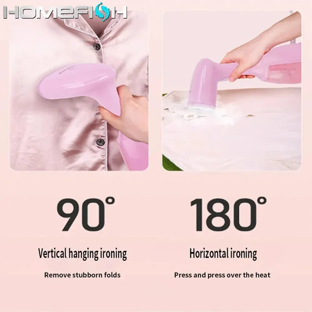 Portable Handheld Garment Steamer: 280ml Capacity, 7 Holes, 20 Seconds Fast-Heat, 1500W
