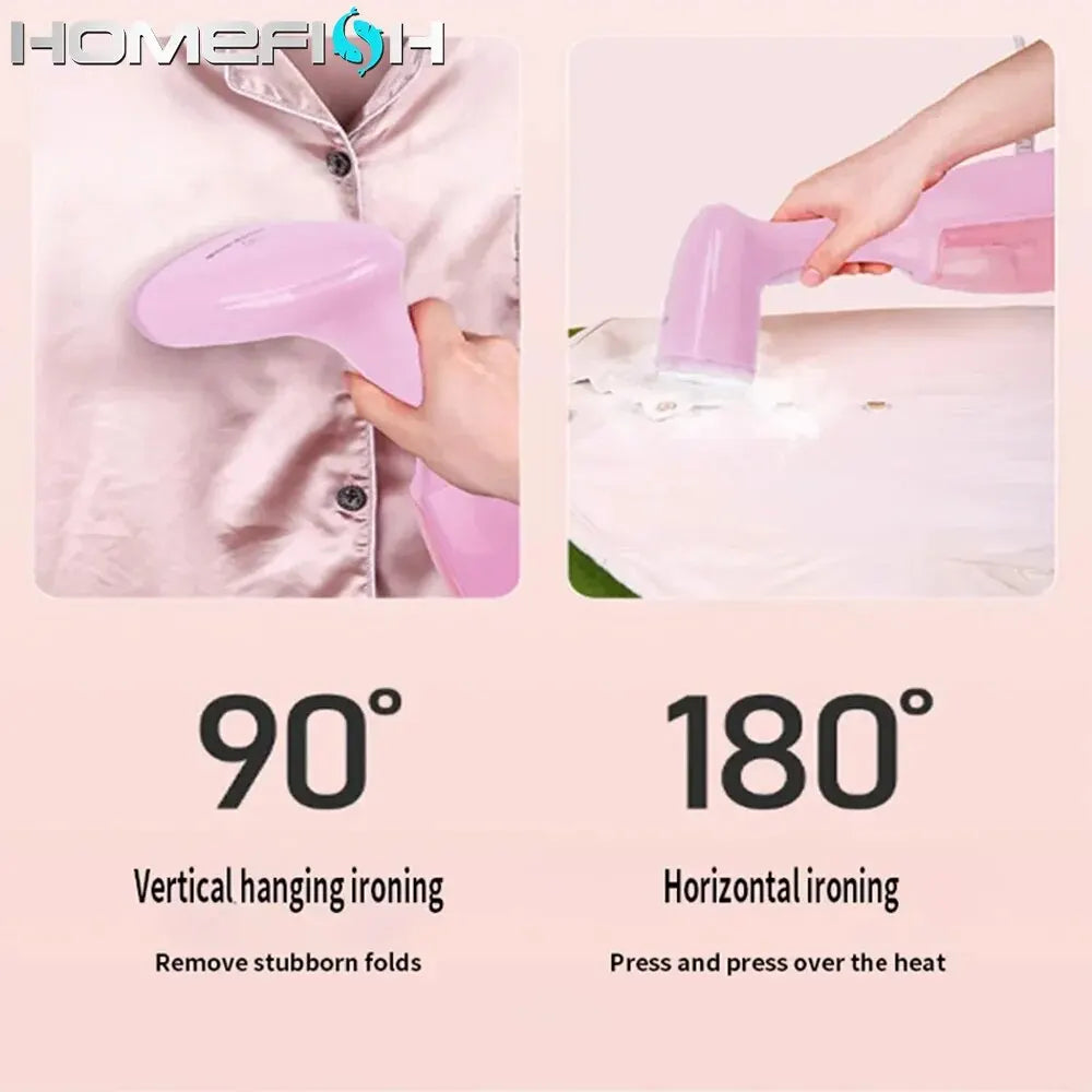 Portable Handheld Garment Steamer: 280ml Capacity, 1500W | FINAL DAY OF SALE! - Luxinsly