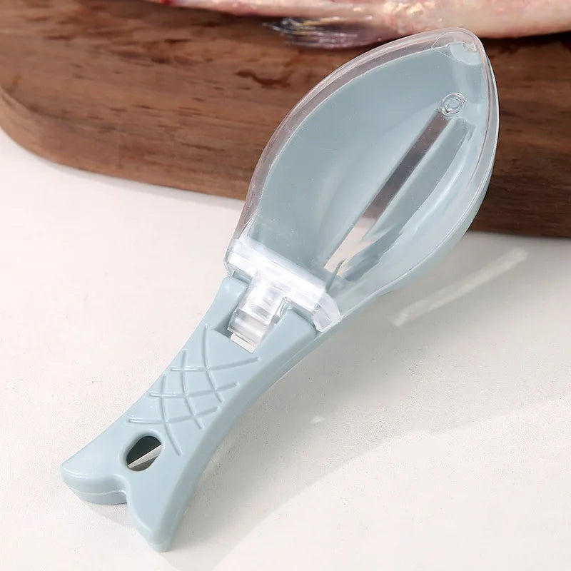 Fish Scale Grater & Scraper with Cover | Efficient Fish Cleaning Tool