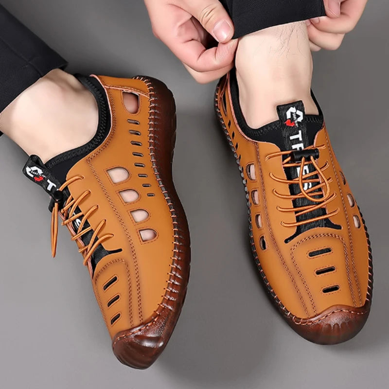 Coastal Soft Leather Men's Sandals