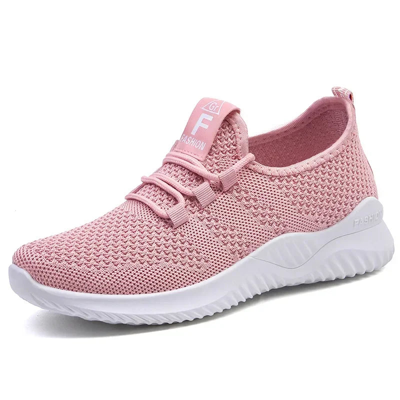 2023 Summer Women's Casual Sneakers: Comfortable Breathable Platform Shoes for Fashionable and Versatile Style - Luxinsly