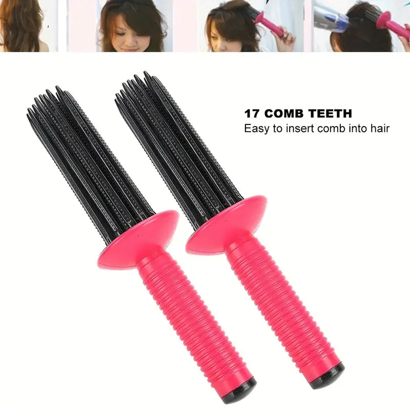 Professional Round Hair Brush for Fluffy Curls and Hairstyling