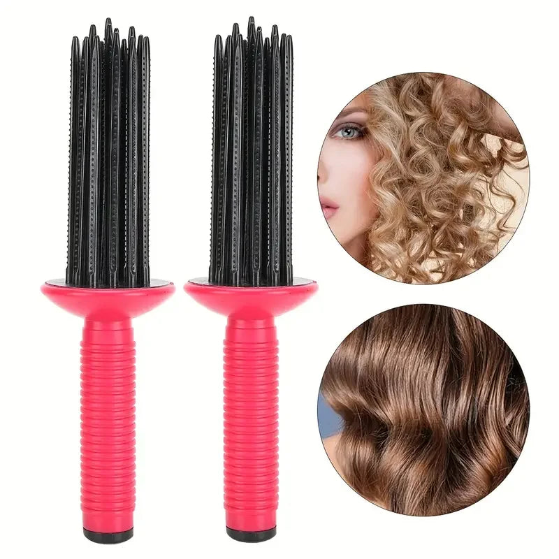 Professional Round Hair Brush for Fluffy Curls and Hairstyling