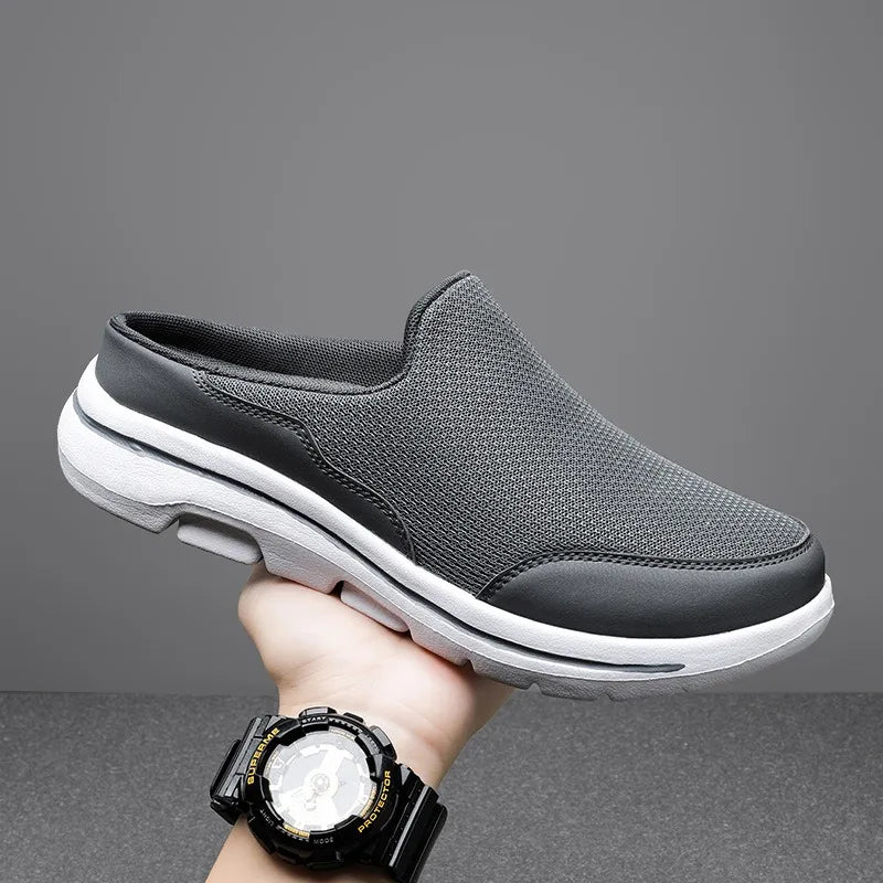 Men’s Casual Mesh Shoes – Breathable Flat Slippers