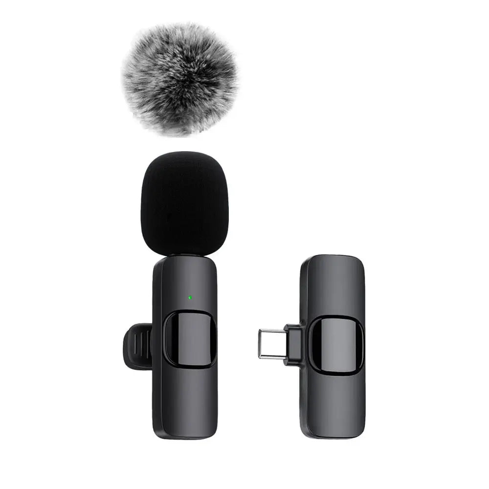 Wireless Audio Video Recording Mini Microphone - Luxinsly