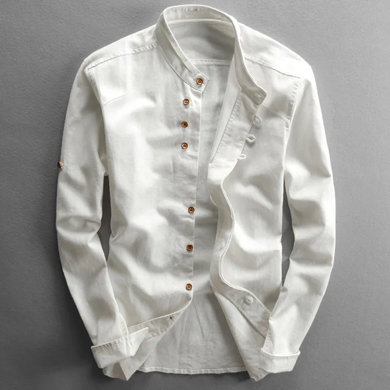 Men’s “Katana” Japanese Linen Shirt | Last Day Sale!