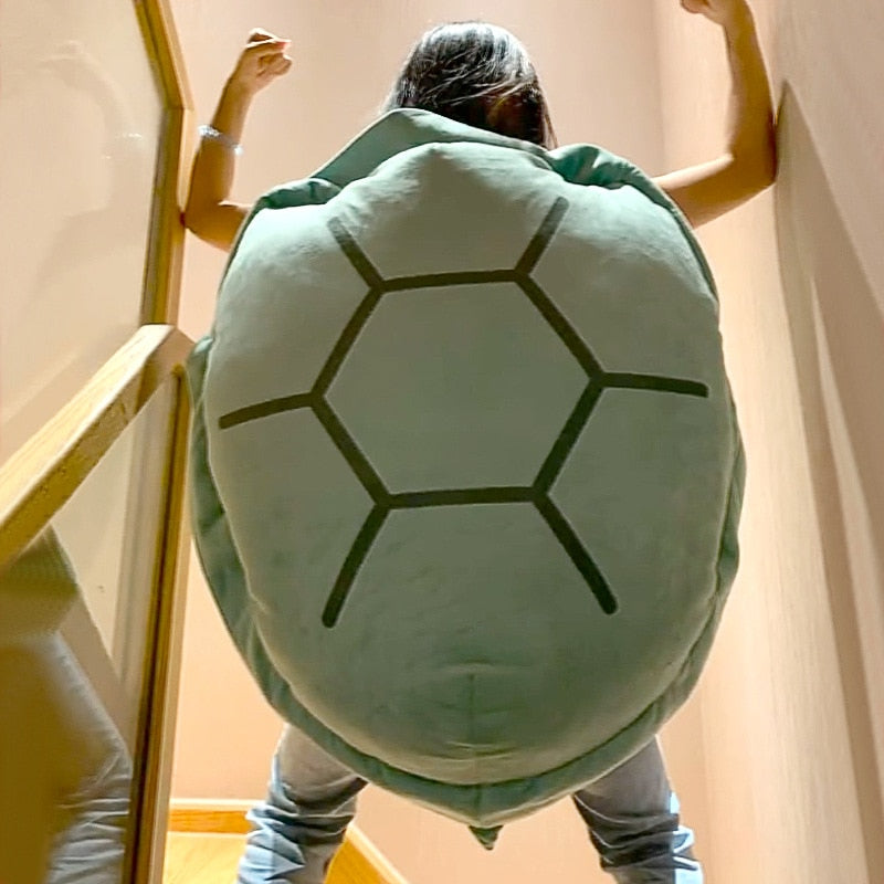 150CM Giant Turtle Shell Plush Toy - Luxinsly