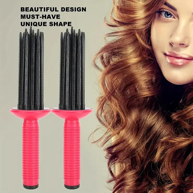 Professional Round Hair Brush for Fluffy Curls and Hairstyling