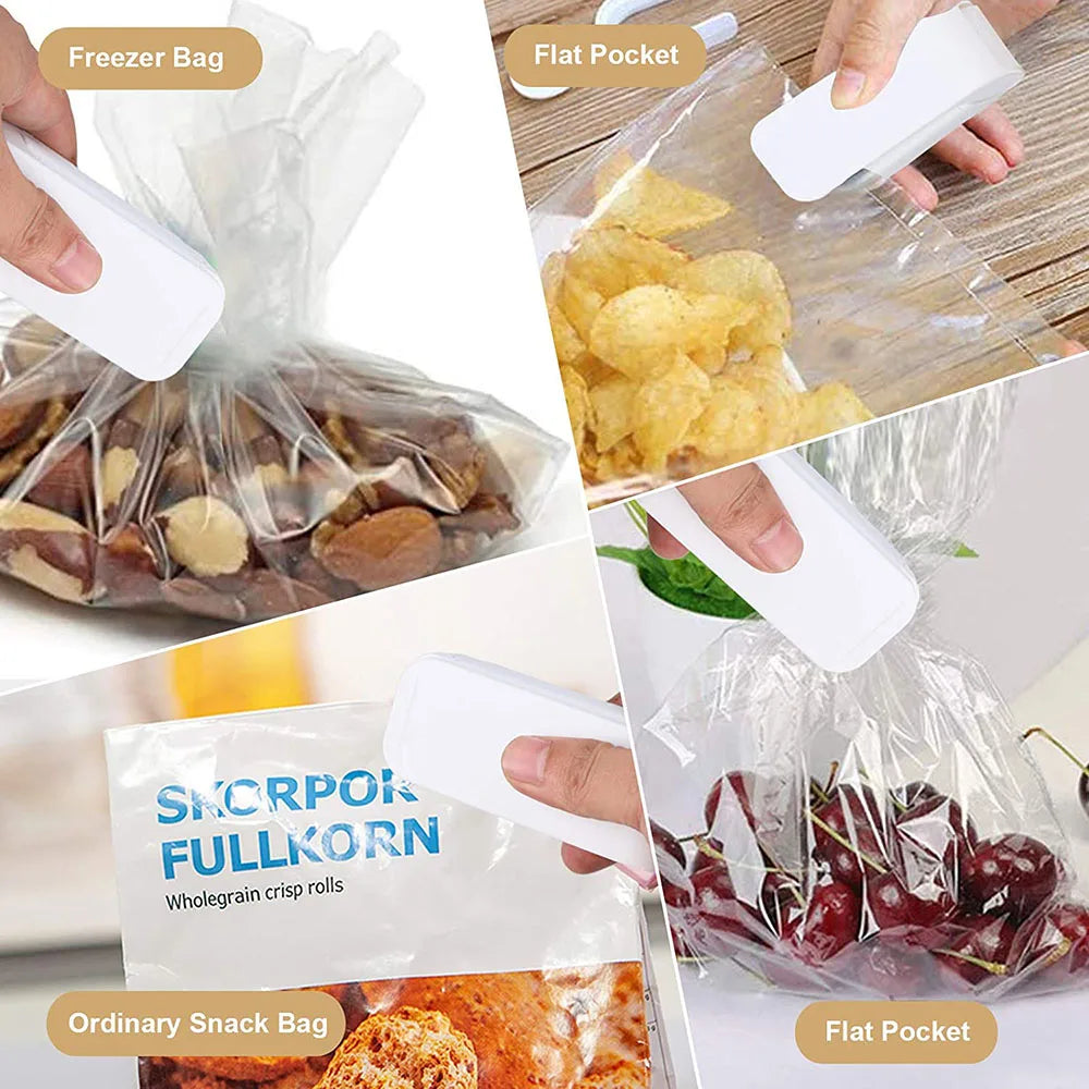Portable Mini Heat Bag Sealing Machine - Thermal Plastic Food Bag Sealer for Kitchen Accessories