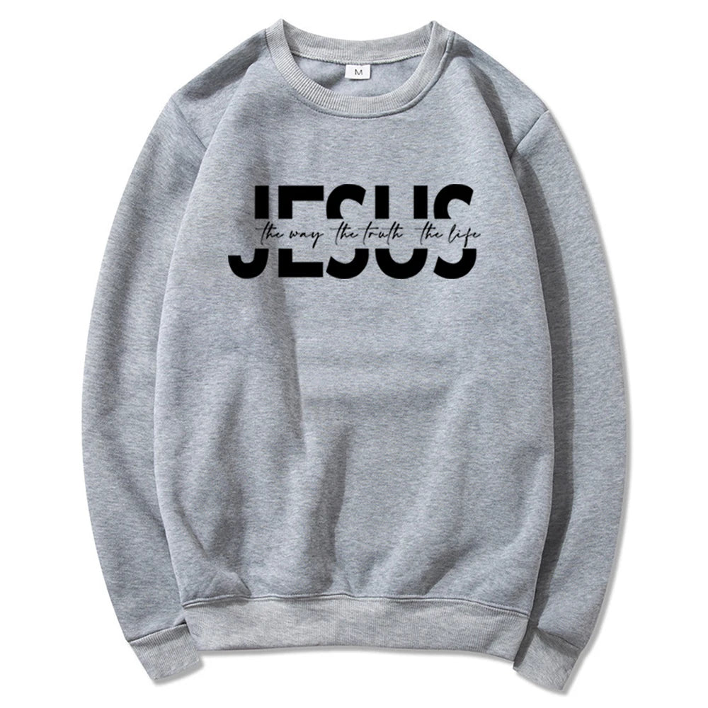 Faith In Jesus Crewneck Sweater - Luxinsly