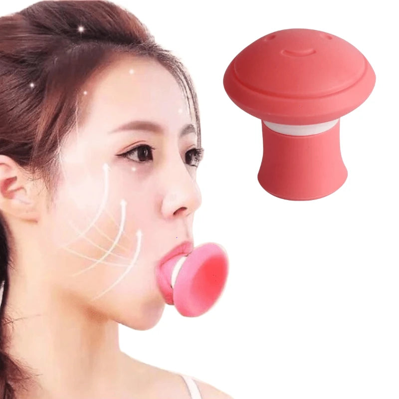 1 PCS V-Shape Face Slimming Lifter - Skin Firming, Double Chin Exerciser, Silica Gel Wrinkle Removal Tool