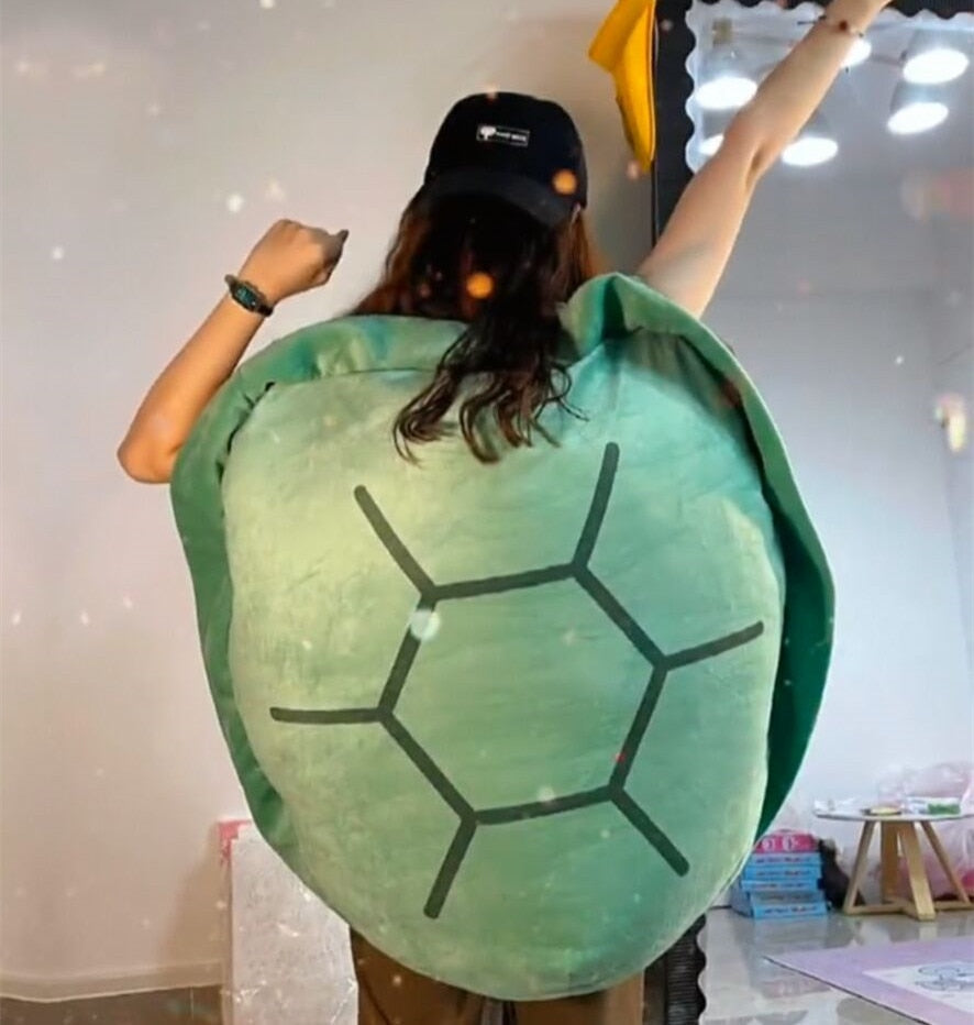 150CM Giant Turtle Shell Plush Toy - Luxinsly