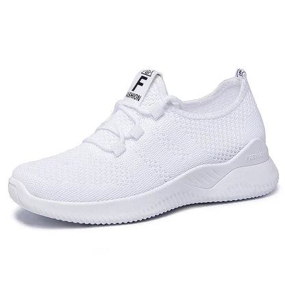 2023 Summer Women's Casual Sneakers: Comfortable Breathable Platform Shoes for Fashionable and Versatile Style - Luxinsly