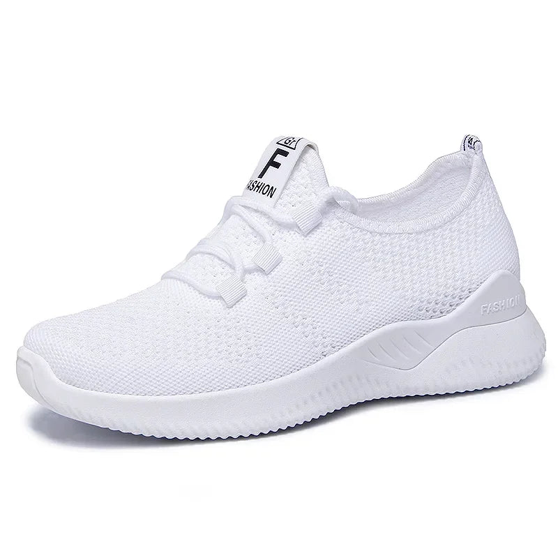 2023 Summer Women's Casual Sneakers: Comfortable Breathable Platform Shoes for Fashionable and Versatile Style - Luxinsly