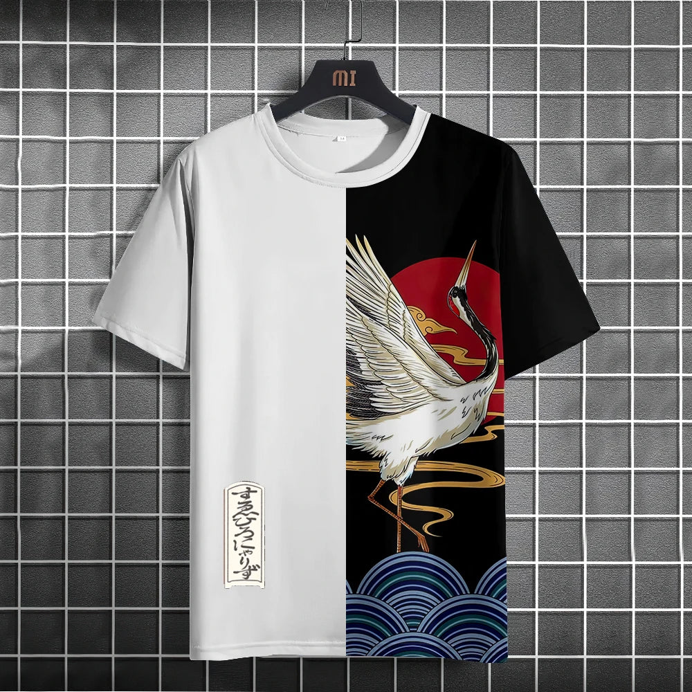 Japanese Samurai Cat 3D Print T-Shirt | Casual Fashion Tee for Men and Women