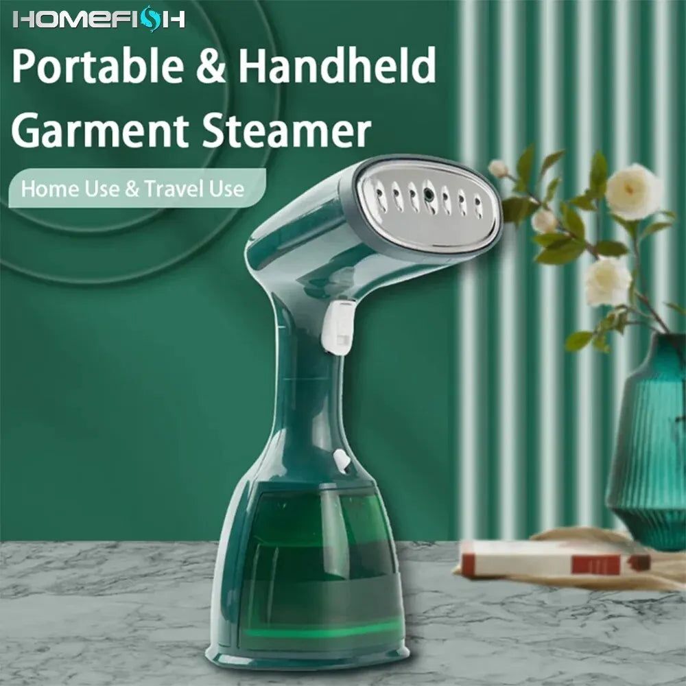 Portable Handheld Garment Steamer: 280ml Capacity, 7 Holes, 20 Seconds Fast-Heat, 1500W