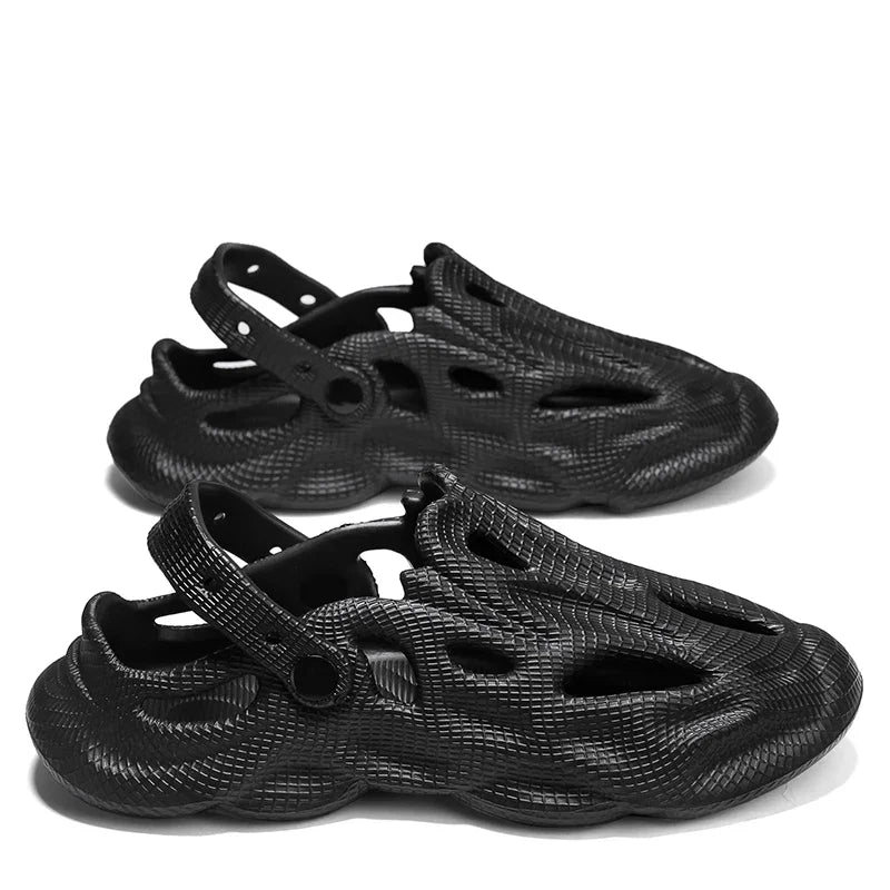 Men's Breathable Sandals – Lightweight, Non-Slip Garden & Beach Shoes (Size 35-45) - Luxinsly