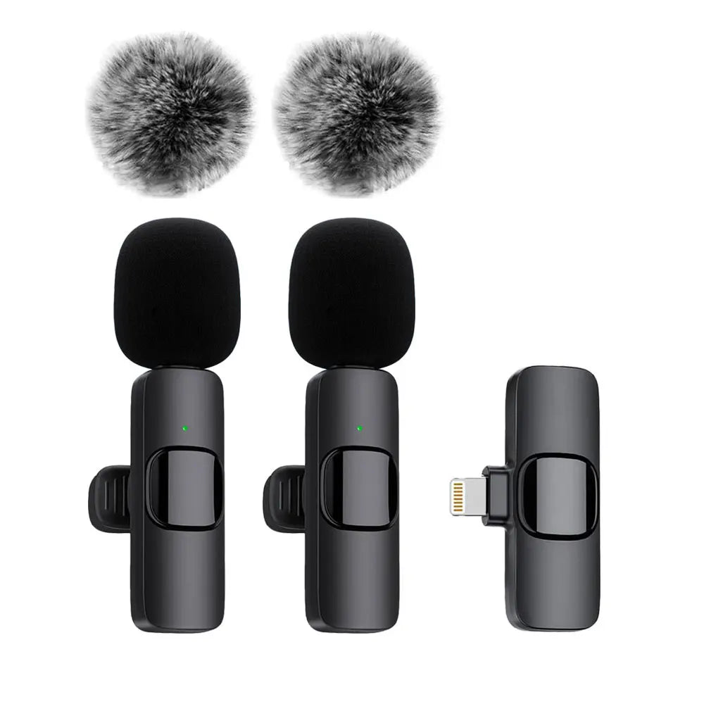 Wireless Audio Video Recording Mini Microphone - Luxinsly