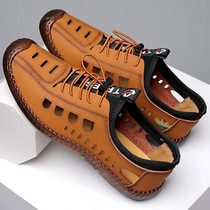 Coastal Soft Leather Men's Sandals