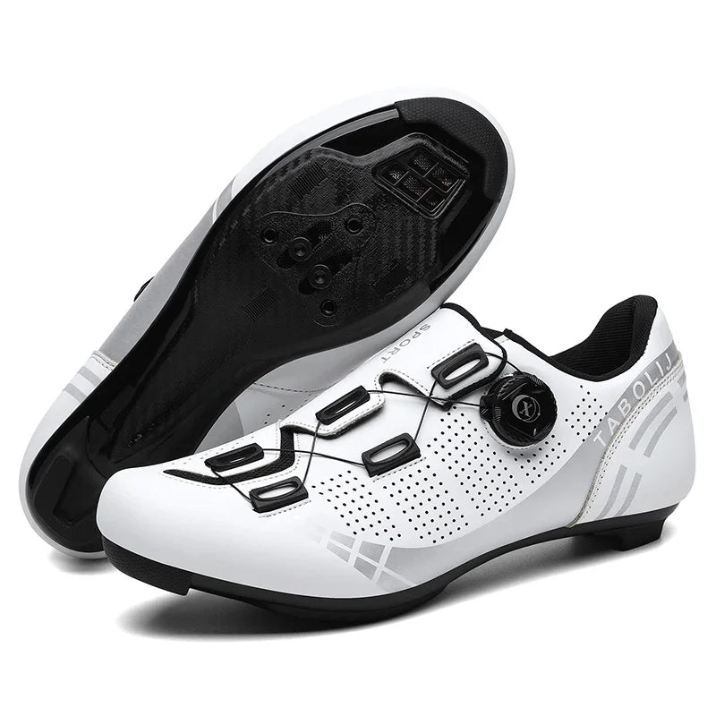 2024 Baasploa Men Cycling Shoes Breathable Road Bike Mtb Sneakers Men Professional Lightweight Mountain Racing Footwear Non-Slip - Luxinsly