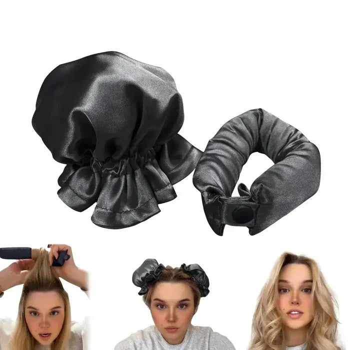 Satin Heatless Curling Buns Set | LAST DAY OF SALE! - Luxinsly