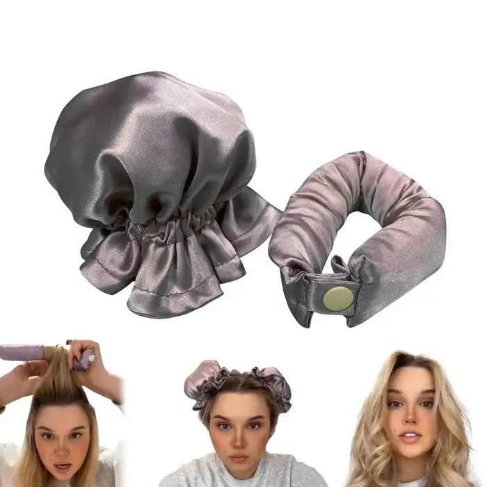 Satin Heatless Curling Buns Set | LAST DAY OF SALE! - Luxinsly