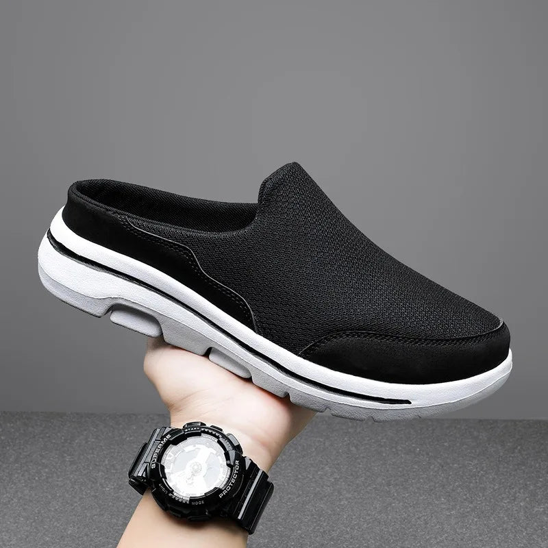 Men’s Casual Mesh Shoes – Breathable Flat Slippers