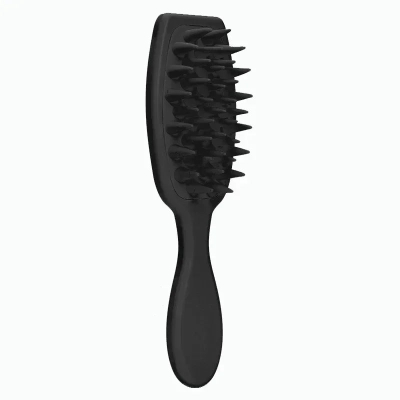 Extended Handle Soft Silicone Shampoo Scalp Massager Hair Washing Comb