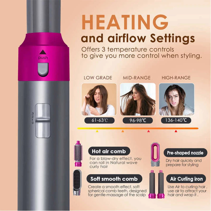 All-in-One 5-in-1 Haarstyling-Lösung