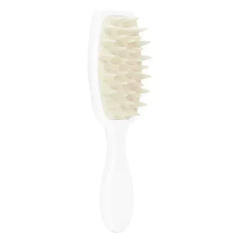 Extended Handle Soft Silicone Shampoo Scalp Massager Hair Washing Comb