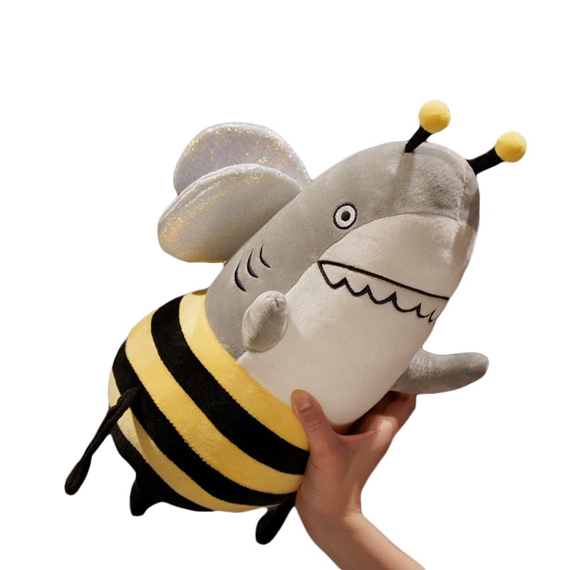 Shark and Bee Plush Toys