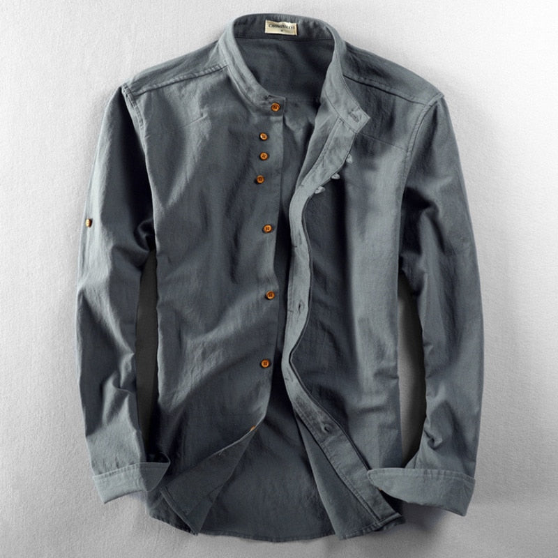 Men’s “Katana” Japanese Linen Shirt | Last Day Sale!