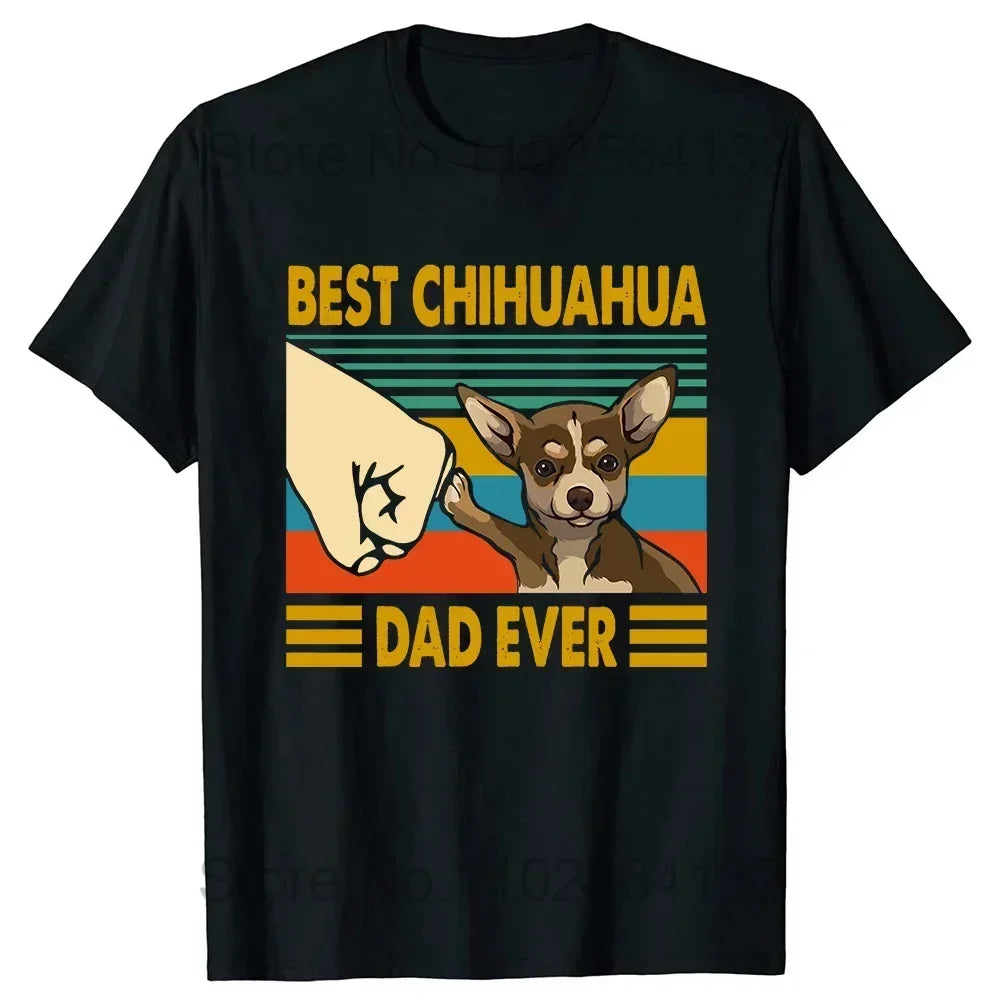 Chihuahua Trainer Funny Dog Tee: Professional Pets Round Neck Casual Fashion T-Shirt - Luxinsly