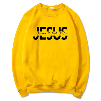 Faith In Jesus Crewneck Sweater - Luxinsly