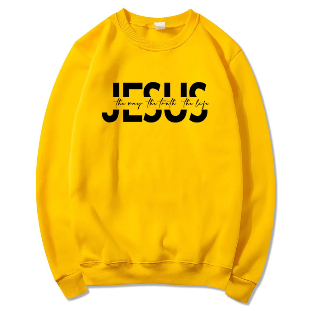 Faith In Jesus Crewneck Sweater - Luxinsly