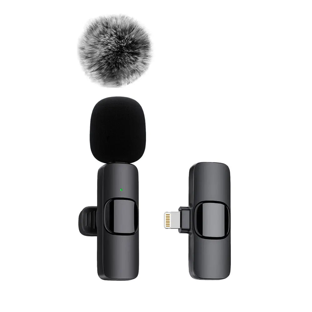 Wireless Audio Video Recording Mini Microphone - Luxinsly