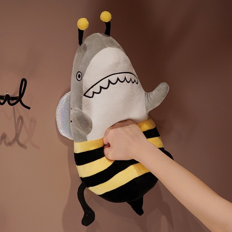 Shark and Bee Plush Toys